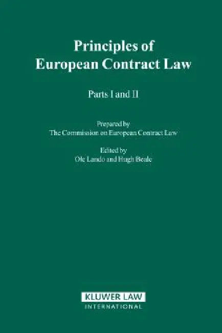 Buy The Principles Of European Contract Law, Parts I And II (English, OLE Lando) — BookShops.in