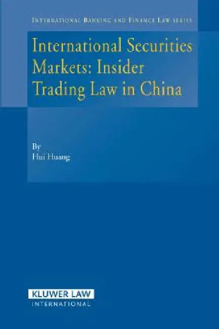 Buy International Securities Markets (English, Huang | Thomas W. Huang | Dr Hui Huang) — BookShops.in