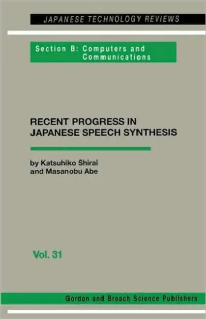 Buy Japanese Speech Synthesis (English, Jeffry H. Shirai) — BookShops.in