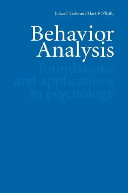 Buy Behavior Analysis (English, Julian Leslie | Mark F. O'Reilly | Julian C. Leslie) — BookShops.in