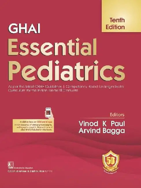 Buy Ghai Essential Pediatrics, 10e (English, Paul V K) β BookShops.in