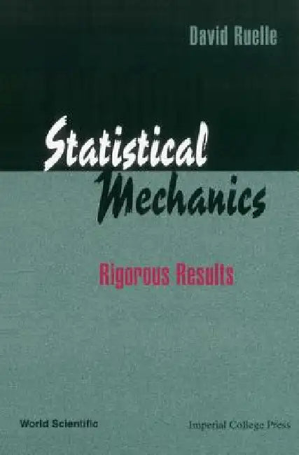Buy Statistical Mechanics-Rigorous Results (English, Ruelle David) — BookShops.in