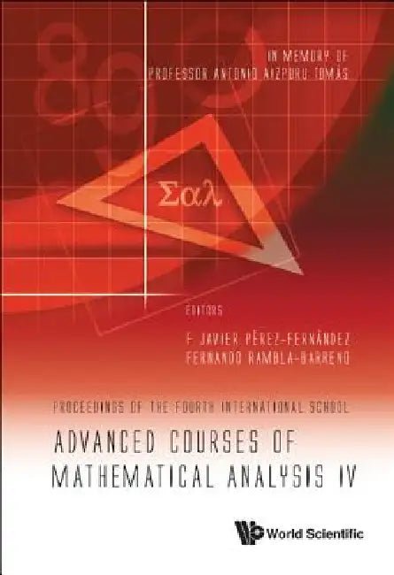 Buy Adv Courses of Mathematical Analysis IV (English, Al F Javier Perez-Fernandez Et) — BookShops.in