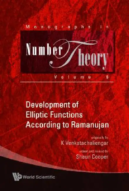 Buy Develop Elliptic Func Accor to Ramanujan (English, Venkatachaliengar K) — BookShops.in