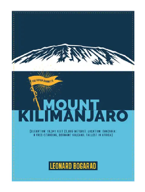 Buy Mount Kilimanjaro (English, Leonard Bogarad) โ BookShops.in